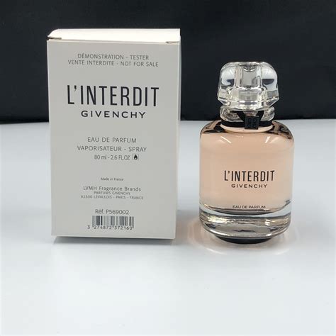 givenchy l'interdit 80ml edp tester